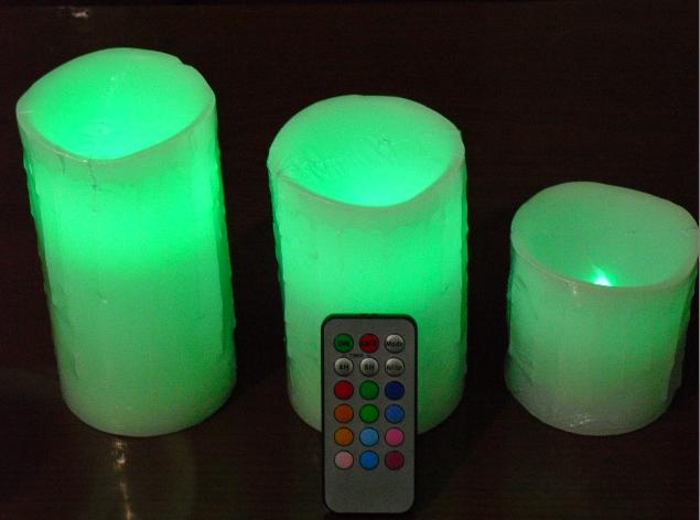 led remote candle