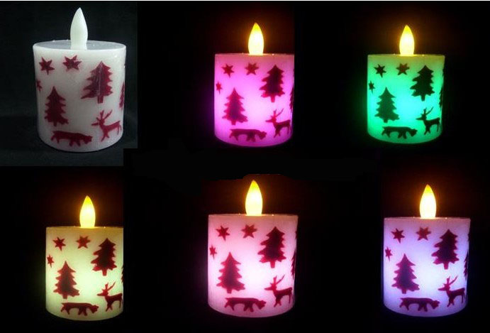 led scented candle