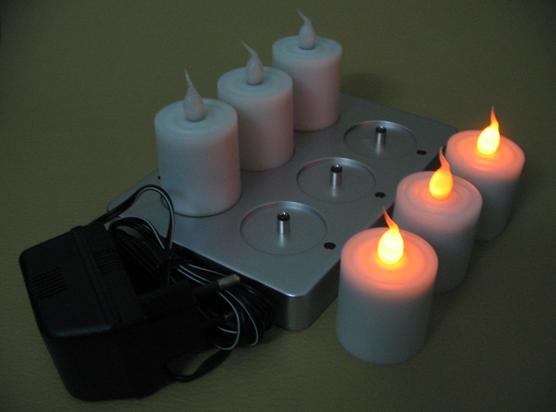 6pcs rechargeable candle