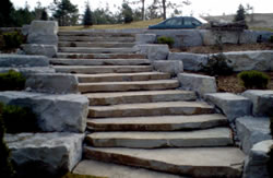 step stone and block stone