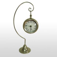 Leaf Iron Table Clock