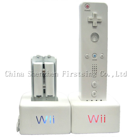 wii u Remote Charging Dock with Re-chargeabl