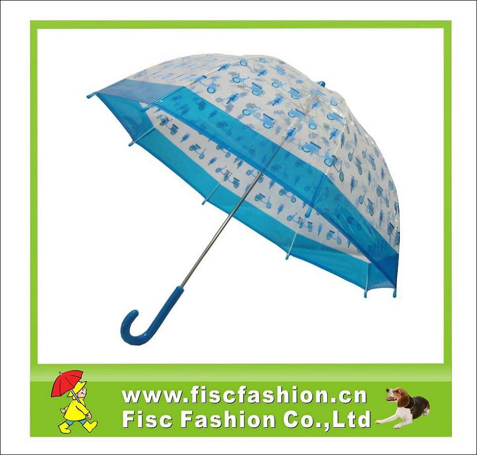 KUM020 transparent kids umbrella 