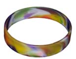 Silicone Bracelet (Multi Color Print)