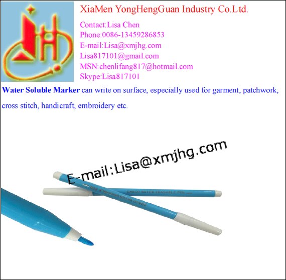 Water Erasable Pen,Water Soluble Marking Pen,Washable Marker