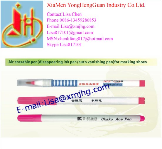 Auto Vanishing Pen For Shoe Marking