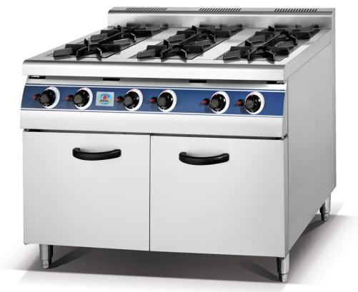 gas range with cabinet