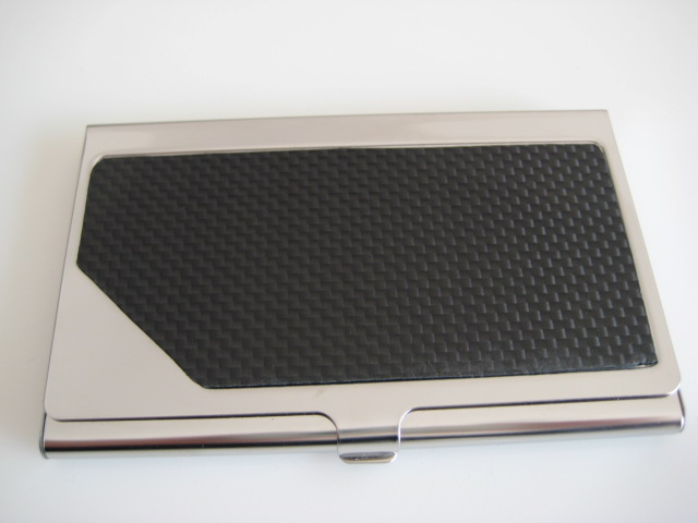 carbon fiber business card case