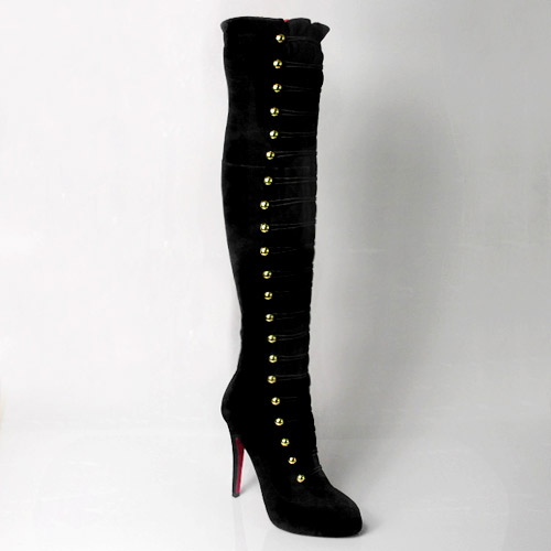 Christian Louboutin Button-Up OTK Boot 