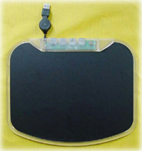 USB HUB Mouse Pad 