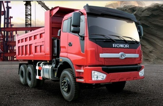 red 6x4 50tons Foton Rowor dump truck