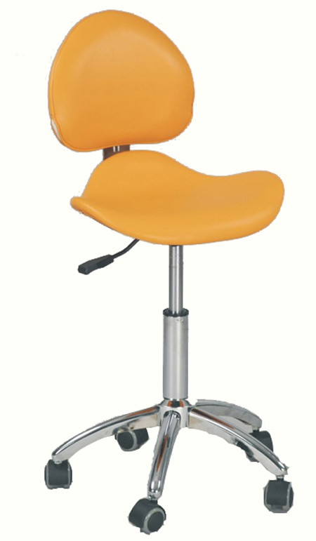 Salon Stool with Backrest, chair