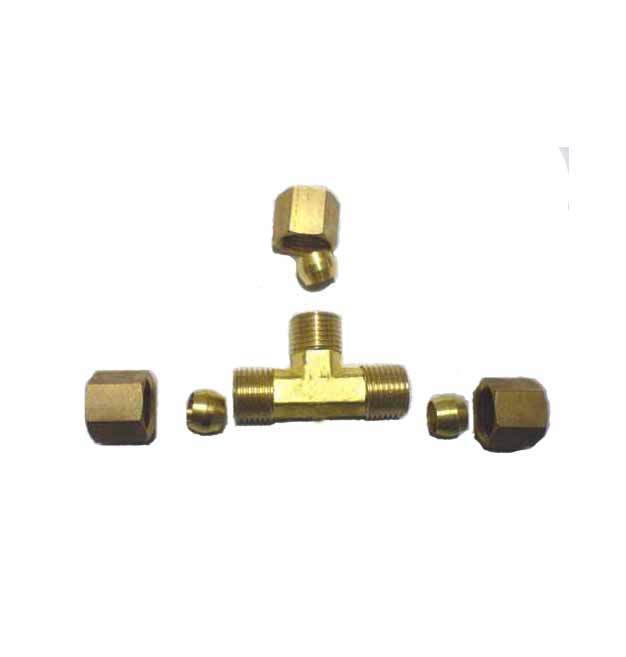 Brass Compression Pipe Fitting