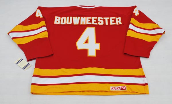 #4 bouwmeester red calgary Flames 30 anniversary c