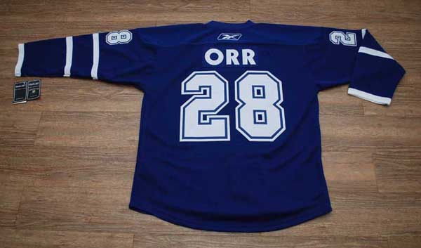 #28 ORR blue toronto maple leafs hockey jersey