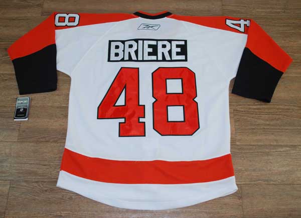 #48 briere white philadelphia flyers 2010 nhl jersey