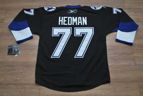 #77 HEDMAN black Tampa bay lighting NHL jersey