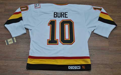 #10 Bure white Vancouver Canucks CCM nhl jersey