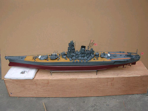 1:144 scale remote control Japanese warship- Yamat