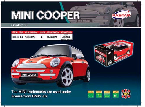 1:6 Licensed RC mini coop