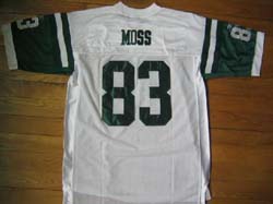 Santana Moss New York Jets83 white jersey