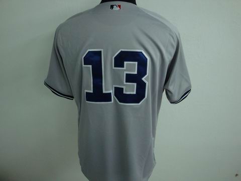 Alex Rodriguez#13 grey yankees jersey