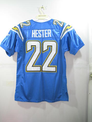 #22 Hester Chager light blue nfl jersey