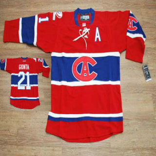 #21 GIONTA canadiens throwback nhl jersey