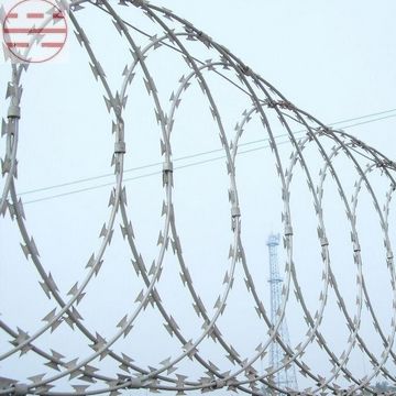 Welded razor wire mesh / high carbon steel wire / 