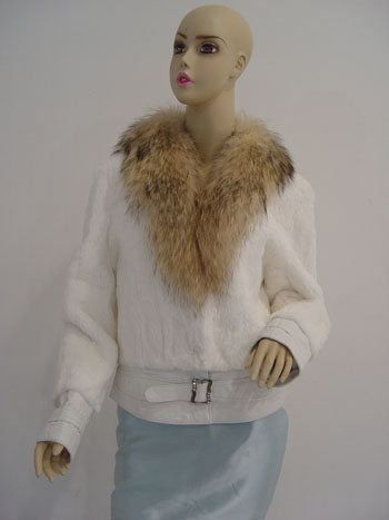 Sheared Rex Rabbit Jacket