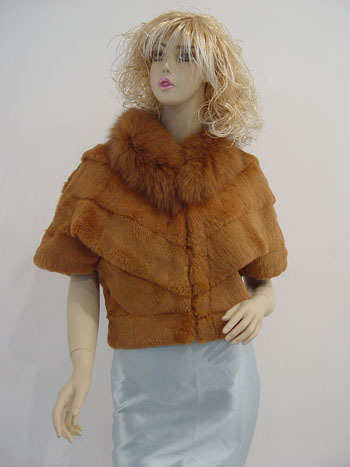 Sheared Rabbit Fur Jacket