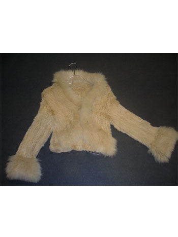 Mink Fur Knitted Cape