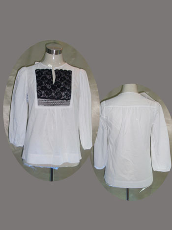 Cotton Lace Shirt