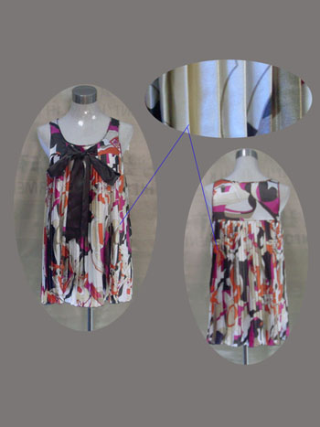 Satin Print Dress