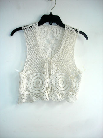 Ladies Crochet Vest