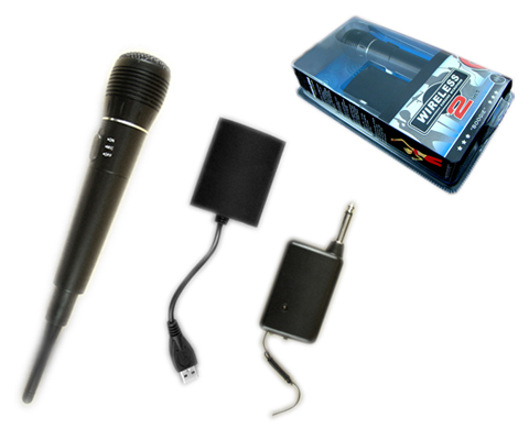  Wii/PS3 2in1 wireless KARAOKE MICROPHONE