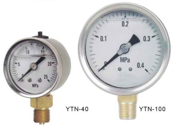 Standard Liquid filled vibration-proof pressure gauge