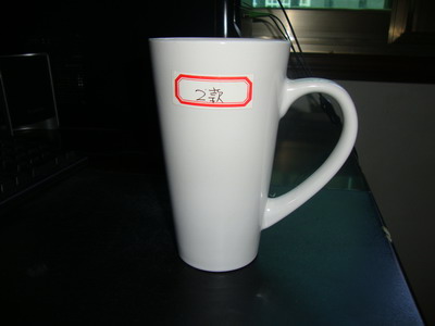 porcelain mug     