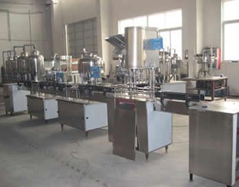 beverage bottling line