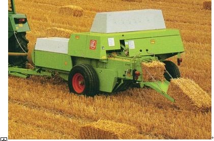 Bundling machine for the hay crop （ Square shape ）