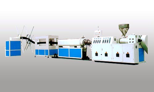 PE Carbon Spiral Reinforcing Pipe Production Line