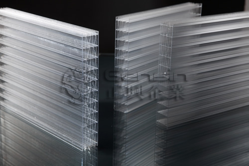 8 layer rhombus structure polycarbonate sheet