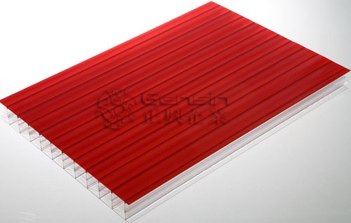 5 layer X structure polycarbonate sheet