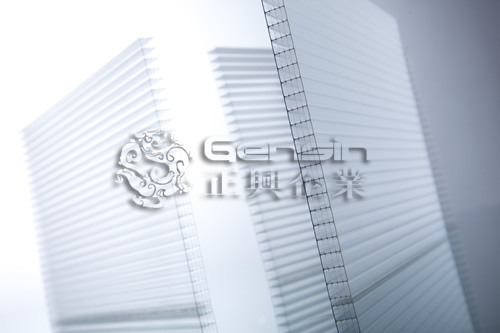 5 layer Rectangle structure polycarbonate sheet