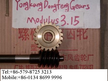 worm gear units(module:3.15)