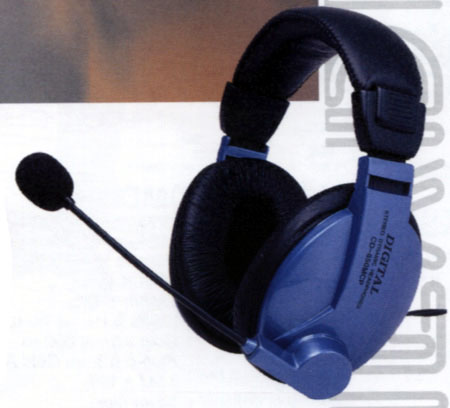 headset with mic on english testing etc