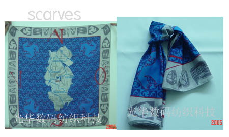 digital printing scarves