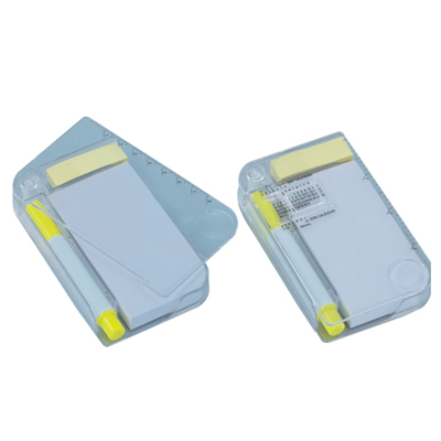 Plastic Pocket Notebook with Pen