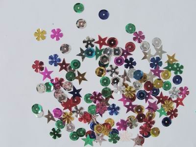 PVC party sequin beads