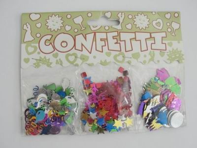 happy party colorful confetti